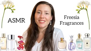 ASMR  My Freesia Perfume Collection  Glass Tapping amp Whispering [upl. by Greenstein370]