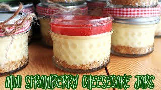 Mini Strawberry Cheesecake Jars [upl. by Artur412]