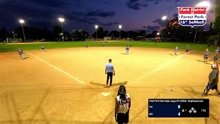 Iron vs BTA  6122024  Park District of Forest Park Mens Major League 16quot Softball [upl. by Ocsisnarf]