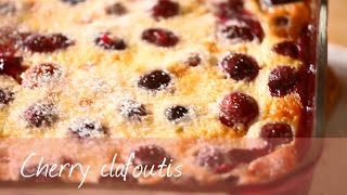 Traditional cherry clafoutis  Video recipe [upl. by Obola481]