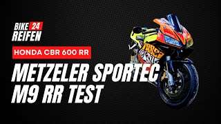 Metzeler Sportec M9 RR Test auf Honda CBR 600 RR [upl. by Eissehc743]