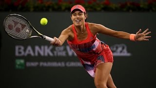 2016 BNP Paribas Open Second Round  Ana Ivanovic vs Camila Giorgi  WTA Highlights [upl. by Viking]