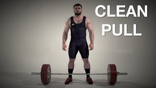 Clean PULL  weightlifting [upl. by Gainer671]