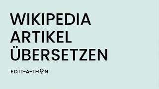 Wikipedia Artikel bearbeiten Video final [upl. by Latreece]