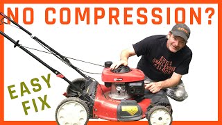 How To Fix A Lawn Mower With No Compression [upl. by Thor]