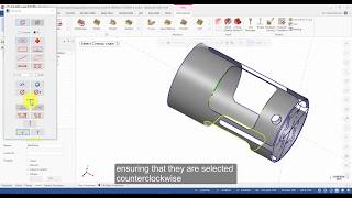 Mastercam 2018 Multiaxis Essentials Tutorial 4  Contour with Axis Substitution Captioned [upl. by Eirehc356]