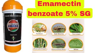 Emamectin benzoate 5 SG ।Tag Emboz । tropical tag Emboz। इल्ली के लिए ।🤔 [upl. by Etireuqram]