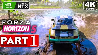 FORZA HORIZON 5 Gameplay Walkthrough Part 1 4K 60FPS RAY TRACING PC  No Commentary FULL GAME [upl. by Randolf]