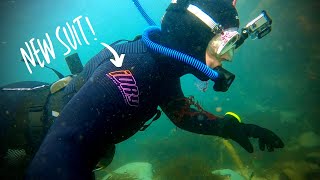 Taking my BLU3 NEMO for an Ocean Treasure Hunt Probe iDry Wetsuit Review [upl. by Yniffit]