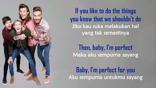 One Direction  Perfect  LIRIK TERJEMAHAN INDONESIA [upl. by Enomaj]