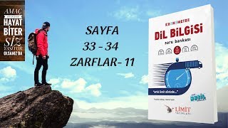 LİMİT YAYINLARI  LİMİT KRONOMETRE DİL BİLGİSİ SB  ZARFLAR 11 [upl. by Lessirg]