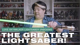 A Star Wars Collection Masterpiece  Luke Skywalker Legacy Lightsaber Unboxing [upl. by Yerfdog]