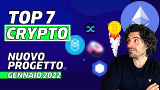 TOP 7 CRYPTO PER GENNAIO 2022  IL PORTAFOGLIO CRYPTO su cui INVESTIRE [upl. by Anidene]