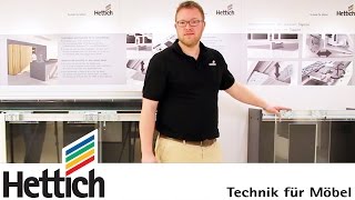 TopLine L sliding door system technical briefing by Hettich [upl. by Clevie]