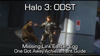 Halo 3 ODST  One Got Away Achievement Guide  Missing Link Easter Egg [upl. by Enellek]