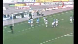 JuveNapoli 13 198687 due gol del Napoli in fuorigioco [upl. by Tillion]