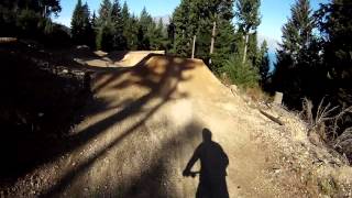 Wynyard Bike Park Queenstown  Main line 2012 [upl. by Atelokin]