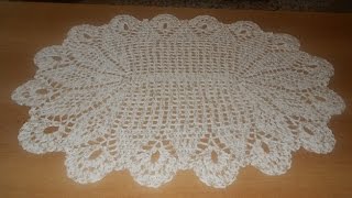 tapete de crochê oval em barbante mesclado parte 1  crochet rug  alfombra de ganchillo [upl. by Yasnyl]