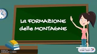 LA FORMAZIONE DELLE MONTAGNE OROGENESI [upl. by Anivlek]