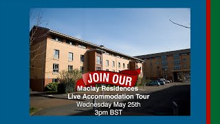 Live Tour of Maclay Residences 🏠  University of Glasgow Student Accommodation [upl. by Swarts125]