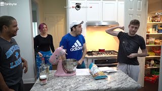 Nmplol Easter Cooking with Sodapoppin Greekgodx and Malena with Twitch chat [upl. by Rambort]