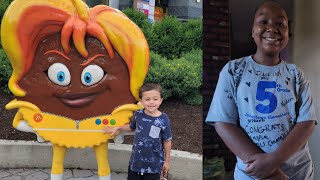 HERSHEY PARK VLOG 24WERE CELEBRATING A BIG MILESTONEKAIDENS 1ST DAY OF HIS SEASON PASS hershey [upl. by Hsot87]