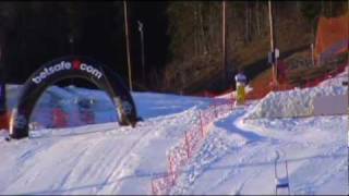 Craziest Ski Crash Ever NAKED [upl. by Otrevogir868]