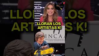 LAS LÁGRIMAS DE ZURDOS NO TIENEN FIN argentina casta cristina milei artistas [upl. by Bocyaj]