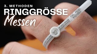 Ringgröße messen verschiedene Methoden [upl. by Ennyrb]