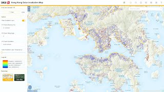 EMSDPolyU Hong Kong Solar Irradiation Map [upl. by Niamert]