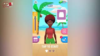 Tie Dye Gameplay Walkthrough 14 Days Android amp IOS  by Crazy Labs [upl. by Lyrret]