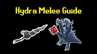 OSRS HYDRA MELEE GUIDE  TAKE NO DAMAGE [upl. by Hekking162]