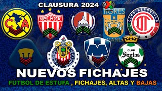 ✅ NUEVOS FICHAJES CONFIRMADOS LIGA MX CL2024  DINENNO SE VA DE PUMAS LEO SUÁREZ AL NECAXA [upl. by Damas]