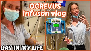 WHAT TO EXPECT  1ST OCREVUS INFUSION  LIVING WITH RELAPSING REMITTING MULTIPLE SCLEROSIS [upl. by Ecirahc]