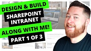 How to build a SharePoint Intranet  SharePoint Tutorial  SharePoint Designs PART 1 [upl. by Anjanette]