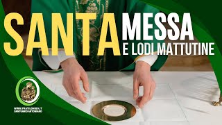 Santa Messa e Lodi Mattutine 12 Agosto 2024 [upl. by Lumbard]