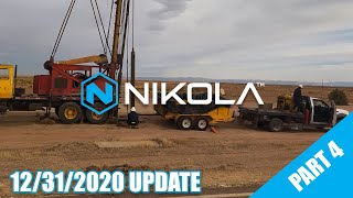 Nikola Semi Factory Construction Site Update Part 4  December 31 2020 [upl. by Karlan]