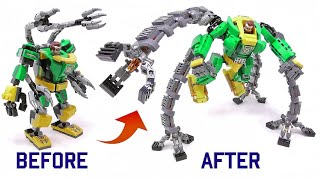 Upgrading LEGO Dr Octopus Mech Set  Detailed Build [upl. by Edac]