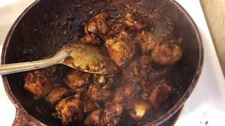 GUYANESE🇬🇾STYLE CASSAREEP CHICKEN [upl. by Yhotmit]