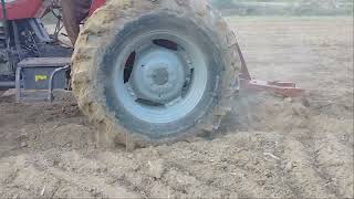 Mf 385 4wd Deep Tillage [upl. by Chloras]