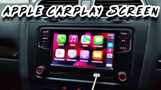 Apple Carplay RCD 330360 Head Unit Install VW Golf Mk6 MK5 Polo MK3 Scirocco and more [upl. by Moss312]