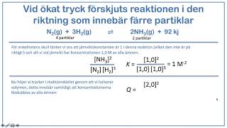 Kemisk jämvikt  del 3 Vad händer om man stör ett jämviktssystem Le Chateliers princip [upl. by Danae]