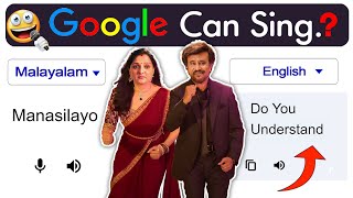 Google sings MANASILAAYO song  Vettaiyan  Google Translate Version🤖 [upl. by Danelle]