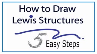 How to Draw Lewis Structures Five Easy Steps [upl. by Eiral270]