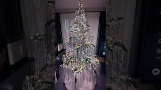 Tinsel Christmas Tree christmas tinsel tinseltree chritmastree [upl. by Wall]