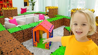 Vlad and Niki Giant Maze Challenge for kids [upl. by Ainola]