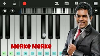 Merke Merke Song  Easy Piano Tutorial  Perfect Piano  Yuvan Shankar Raja [upl. by Alrahc565]