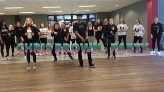 Danceclass  Chris Brown  Party  Vincent Vianen  Choreography  Studio Dance [upl. by Elisabet]