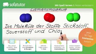 Atome und Moleküle einfach erklärt – Chemie 7 amp 8 Klasse [upl. by Siriso]