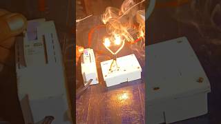 😱💥😱 Rajistens testing 😱💥😱 experiment trending electrical vlog shorts shortvideo reels [upl. by Sandy572]